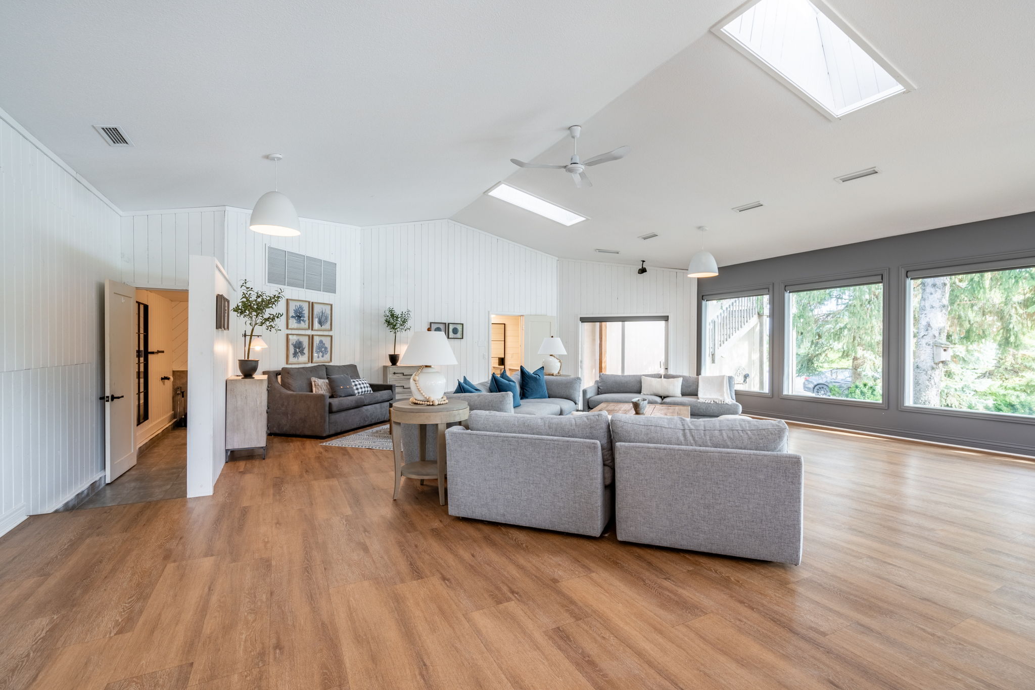 Comfortable lounge seating area